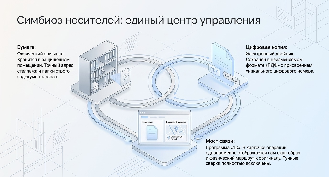 Система хранения электронных документов для автоматизации документооборота и архивации файлов предприятия